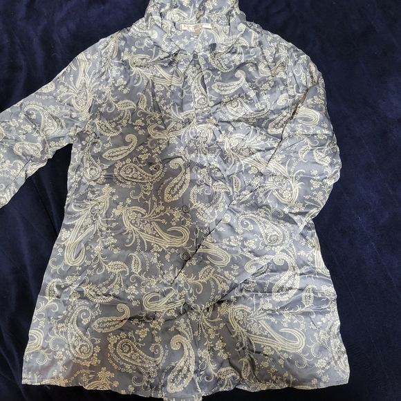 VS/PINK Silk pj top - Picture 3 of 4